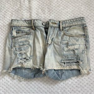 Articles of Society faded ripped jean ahorts juniors size 25 inch
